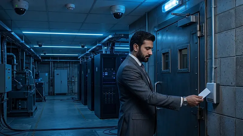 Access control system protecting employees with controlled entry and zone restrictions at a facility in Pakistan